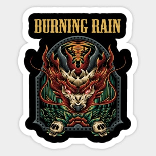BURNING RAIN BAND Sticker